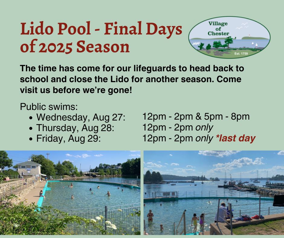 Lido Pool Final days 2025